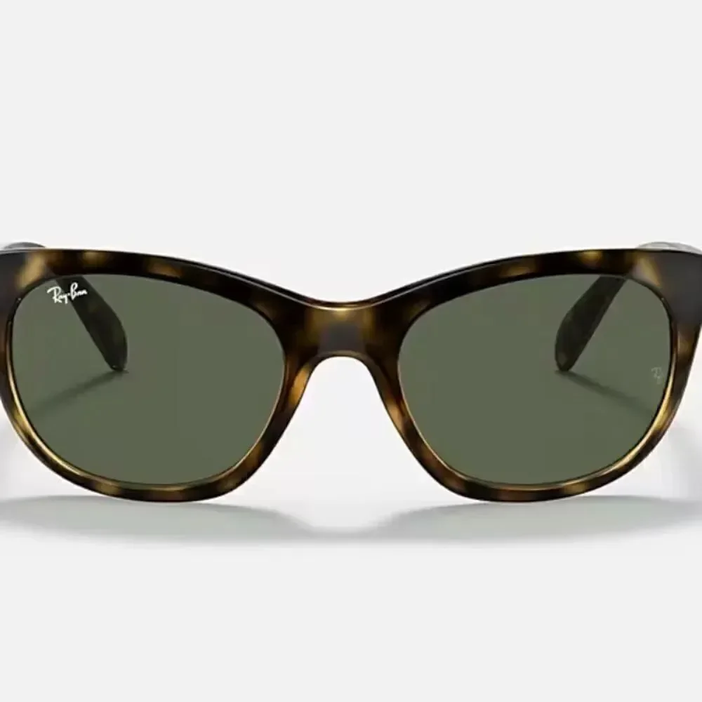 Ray-Ban RB4216 Women's Sunglasses 601/11 Polished Havana LENSES Green NWT $229